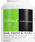 Davinci Labs Hair Skin & Nails Helps Support Shiny Hair Strong Nails & Healthy Skin With Collagen Biotin Hyaluronic Acid & More 60 Capsules (30 Servings)