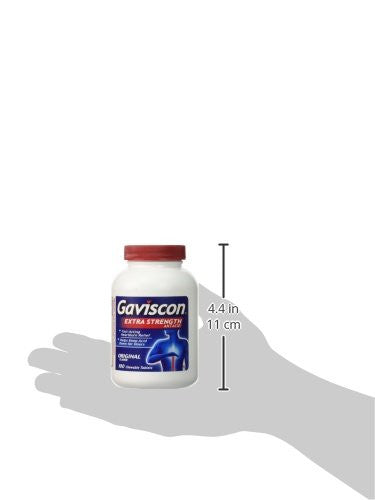 Gaviscon Antacid Extra Strength Chewable Tablets Original 100 count