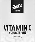 Ghost Basics Vitamin C + Glutathione Supplement For Men & Women 500Mg Purewayc 250Mg Lglutathione For Immune Health Support Detox & Cleanse Vegan Soy & Gluten 60 Veggie Capsules