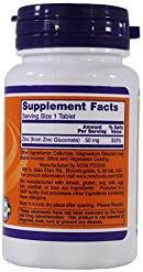 Now Supplements, Zinc 50 Mg, 100 Tablets