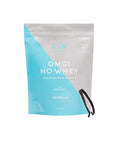 KIN Nutrition OMG! No Whey Vanilla Vegan Protein Powder with Probiotics and Flaxseed 500 g Non-GMO Gluten and Dairy Free Supplement for Men and Women Low in Sugar