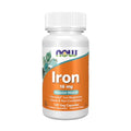 NOW Foods Supplements Iron 18 mg NonConstipating* Essential Mineral 120 Veg Capsules