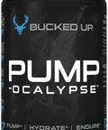 Bucked Up Pump-Ocalypse Blue Raz Nitric Oxide And L Arginine Supplement With Citrulline Malate Glycerpump Ultimate N.O. Booster Lean Muscle Support For Blood Flow Vascularity Hydration And Endurance