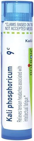 Boiron Kali Phosphoricum 9C For Tension Headachess Associated With Intellectual Fatigue 80 Pellets