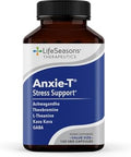 Lifeseasons Anxiet With Mood Stabilit Supports Mood & Mental Focus Feel Calm And Relaxed Eases Tension & Nervousness Ashwagandha Kava Kava Gaba & Ltheanine 180 Capsules