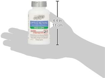 Nu-Life Opti-Cal/Mag 2:1 Vegi-Capsules, 90 Count Bottle