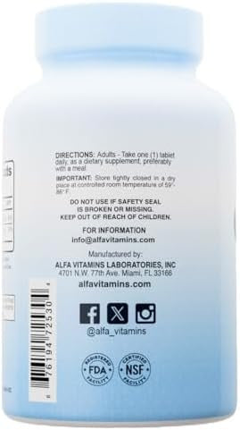 Calcium 1500 Mg + Vitamin D3 400 Iu 60 Tablets