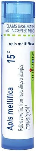 Boiron Apis Mellifica 15C For Swelling From Insect Stings Or Allergies 80 Pellets