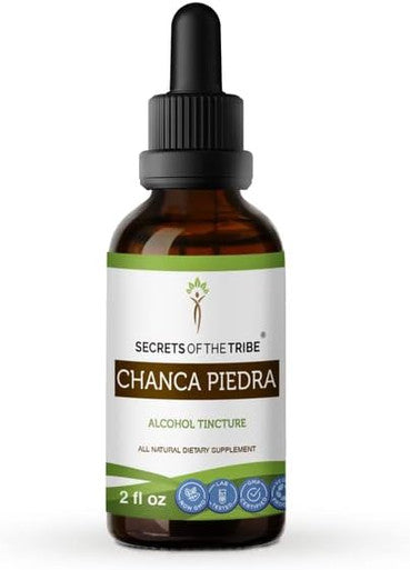 Secrets of the Tribe Chanca Piedra Tincture Alcohol Extract, High-Potency Herbal Drops, Tincture Made from Chanca Piedra (Phyllanthus niruri) Dried Herb 2 oz