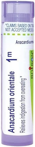 Boiron Anacardium Orientale 1M For Indigestion From Overeating 80 Pellets