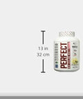 PERFECT New Zealand Grass- Fed, Undenatured Whey Protein, Sweetened With Pure And Natural Stevia Extract, French Vanilla, 4.4lb/57 Servings