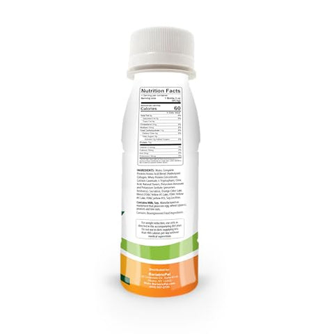 Bariatricpal 15G Readytodrink Whey Protein & Collagen Shots Orange (12 Bottles)