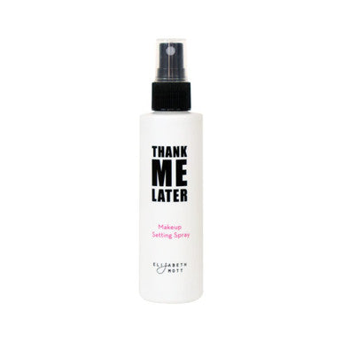 Elizabeth Mott - Thank Me Later Face Makeup Setting Spray And Queen Of The Fill Clear Sculpting Brow Gel (2-Pack Bundle)