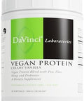 Davinci Labs Vegan Protein Protein Powder Supplement Supports Muscle & Tissue Repair Vegan Protein Supplement With Pea Protein & Flax Seed Creamy Chocolate 15 Servings (477 G)