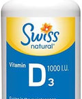 Swiss Natural Vitamin D31000 I.U. Tabs 90