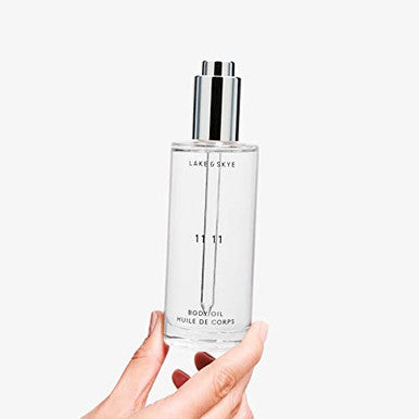 Lake & Skye 11 11 Body Oil 3.4 Fl Oz (100 Ml) Hydrating With Vitamin E & Sweet Almond Oil - Sheer & Uplifting Scent
