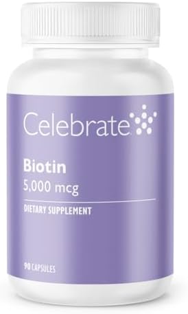Celebrate Biotin 5000 mcg 90 Count
