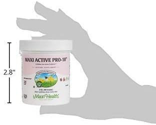 Maxi Health Active Pro-10 - Non Dairy Probiotic - Healthy Digestive Flora - 2 Ounce Powder - Kosher