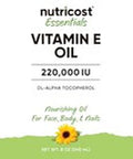 Nutricost Essentials Vitamin E Oil (8 Ounces / 230000 Iu) Vitamin E Oil For Skin Hair And Nails