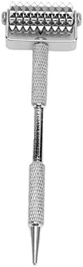 Brrnoo Stainless Steel Point Roller Pen Ergonomic Design Painless Acupuncture Tool Multi Purpose Pain Relief And Body Massage For Auricular Point