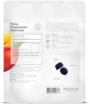 Barker Wellness Relax Magnesium and Nighttime Mushroom Adaptogen Gummies Bundle