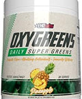 Ehp Labs Oxyshred + Oxygreens Bundle Thermogenic Pre Workout Powder & Shredding Supplement Clinically Proven Preworkout Powder Daily Super Greens Powder Spirulina Powder Greens Superfood Powder