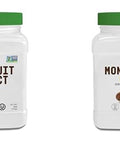 Morning Pep 100% Pure Monk Fruit extract sweetener, No Erythritol 5 oz and Morning Pep Monk Fruit Sweetener, golden Sugar Substitute, 2.5 lb