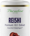 Paradise Herbs Reishi Essential Adaptogen Super Potent Ultra Pure Nongmo Vegan Gluten 60 Vegetarian Capsules