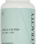 Veracity Omega 3 Super+ - Epa, Dha, Dpa Omega 3 Supplement - Omega 3 Fatty Acid Supplements - Omega 3 Fish Oil Supplements - Omega 3 Supplement For Whole-Body Wellness
