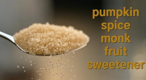 crait Pumpkin Spice for Coffee Monk Fruit Sweetener, Pumpkin Spice Sweetener Plant-Based Sugar Alternative 8 Ounce Resealable Bag Pumpk