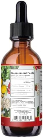 Divine Health Nano Reduced Lglutathione Dropperraspberry Flavor Dr. Colbert Md Includes Vitamin Csuperior Absorptionsugar