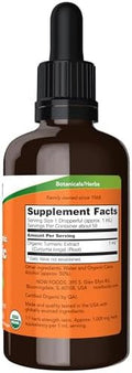 Now Foods Supplements Organic Turmeric Extract Ayurvedic Herb Liquid Extract Organic Turmeric Root 2 Fluid Ounces