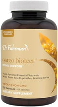 Dr. Fuhrman OsteoBiotect Organic Calcium Bone Health Supplement with Vegan Vitamin D3 and Magnesium. PlantBased Calcium 800mg for Natural Bone Support and Density 120 Capsules