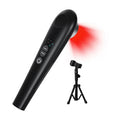 Figerm Cold Laser Therapy Device For Pain Relief Infrared Red Light Therapy Devices For Knee Neck Joint And Muscle With 808Nm & 650Nm 3 Power Mode/ 4 Timer Handheld Black