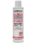 Soap & Glory Original Pink Get Enriched Quick Nourishing Bath & Body Oil - Skin Moisturizer With Argan Oil Vitamin E & Almond Oil - Rose & Bergamot Scented Body Oil For Dry Skin (200 Ml)