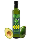 HASSY Extra Virgin Avocado Oil Premium Flavor for Dressings, Drizzling & Finishing - Non-GMO, 17.2 fl oz, 510 ML - Created by Avocado Farmers in Mexico - 100% Pure Cooking Oil