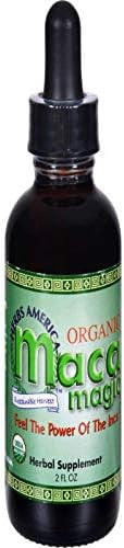 Maca Magic: 100% Organic Liquid Extract (2Oz) Peruvian Premium Grade Maca Full Spectrum Blend Of Black Maca Red Maca Purple Maca And Yellow Maca Organic Raw Vegan
