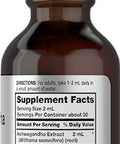 Horbaach Ashwagandha Liquid Drops 2 Fl Oz