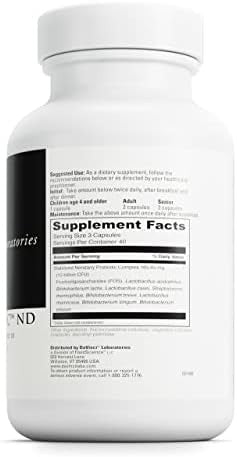 Davinci Labs Mega Probiotic Nd Nondairy Probiotic Supplement Supports Gut Digestive & Brain Health Gut Health Support Supplement With Nondairy Complex 120 Vegetarian Caps