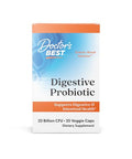 Doctor'S Best Digestive Probiotic Capsules For Women & Men - Probiotics Supplement For Digestive Health Supports Gut Health & Balanced Flora 20 Billion Cfu Daily Nutrition Support 30 Veg Caps