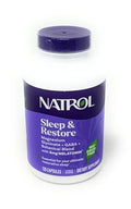 Natrol Sleep & Restore Capsules 120 Count Melatonin 5Mg With Gaba Magnesium & Vitamin B6 Vegetarian Non-GmoEssential For Your Ultimate Restorative Sleep Melatonin-Free 60 Day Supply