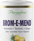 Paradise Herbs Bromelain Supplement Bromemend With Turmeric Bromelain And Ginger Vegan Nongmo Gluten 60 Vegetarian Capsules
