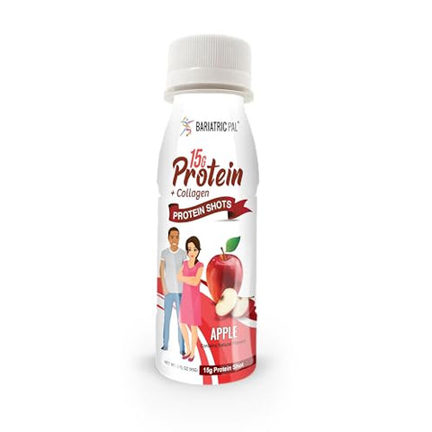 Bariatricpal 15G Readytodrink Whey Protein & Collagen Shots Apple (6 Bottles)