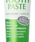 American Biotech Labs Silver Biotics Tooth Paste Silversol Ag'"O'" 20 Ppm Nanosilver Infused + Abovesea Coral Calcium Naturally Whitening Flouride Winter Mint 4 Oz