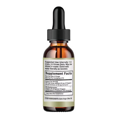 California Natural Wild Oregano Oil Bottle 1Oz