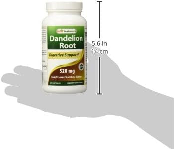 Best Naturals Dandelion Root 520 mg 250 Capsules