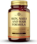 Solgar Skin, Nails & Hair, Advanced Msm Formula, 120 Tablets - Supports Collagen For Hair, Nail And Skin Health - Provides Zinc, Vitamin C & Copper - Non Gmo, Vegan, Gluten & Dairy - 60 Servings