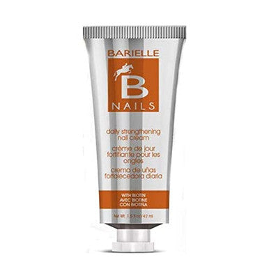 Barielle Nails Daily Strengthening Nail Cream With Biotin 1.5 Ounce - For Splitting Brittle Ridged Breaking Soft And Damaged Nails Leaves Nails Strong Healthy And Revitalized