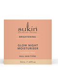Sukin Brightening Glow Night Moisturiser With Kakadu Plum & Vitamin E 1.69 Ounce