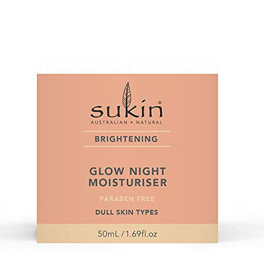 Sukin Brightening Glow Night Moisturiser With Kakadu Plum & Vitamin E 1.69 Ounce